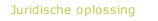 Juridische oplossing